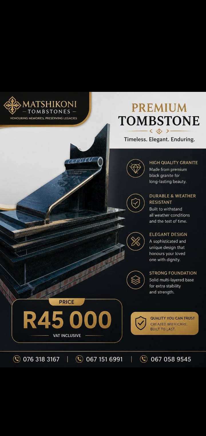 Cross and Heart Memorial R5 000